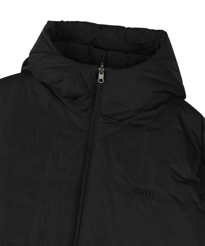 Sunday Fruit Market Cherry Reversible Puffer Black