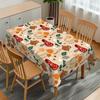 1 Piece of Mushroom Plant Pattern Theme Party Tablecloth, with a Rustic Style, Featuring Colorful mushroomsZYC
