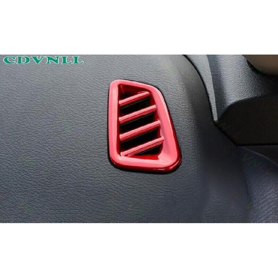Dashboard L&R Air Outlet Vent Cover For Nissan Sentra Sylphy -24 Bright Red