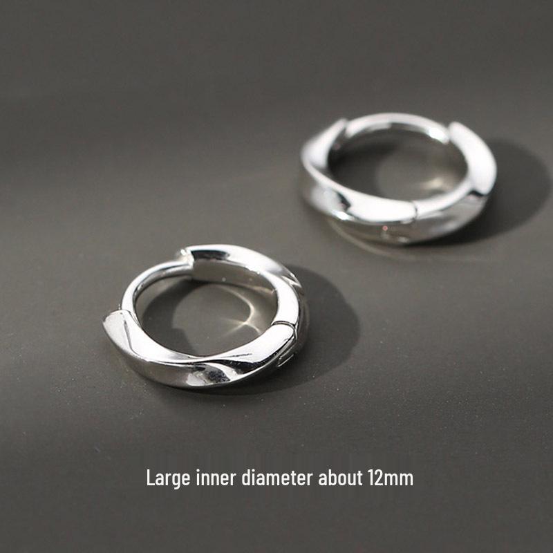 Men's Hip Hop Trend European & American Boys' High-End Stud & Hoop Earrings