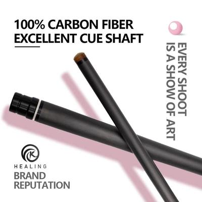 Approvisionnement d'usine Queue de Billard Carbone Manche Fibre de Carbone Bâton de Billard Snooker Jeu Break Taco Billar Manche de Billard Forme Protaper