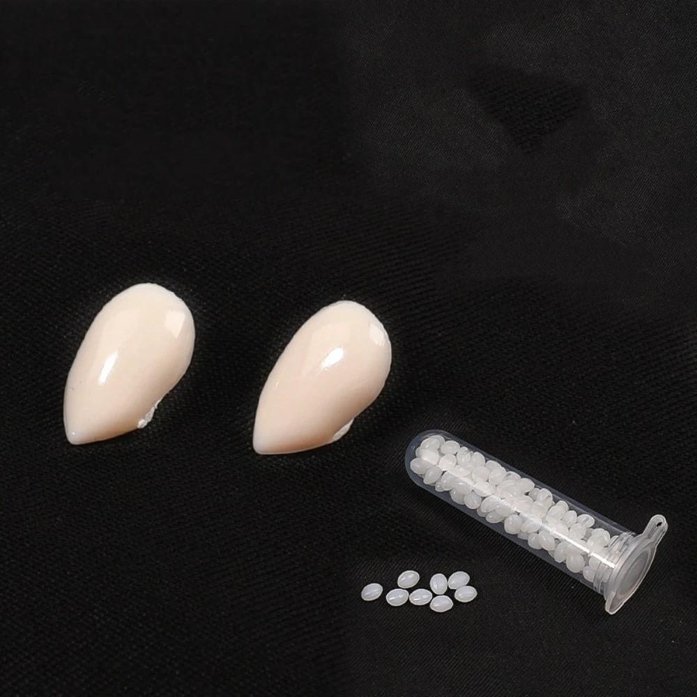 1/4Pair Resin Halloween Fangs Realistic Teeth Cosplay Fake Teeth Cosplay Fangs False Teeth Party