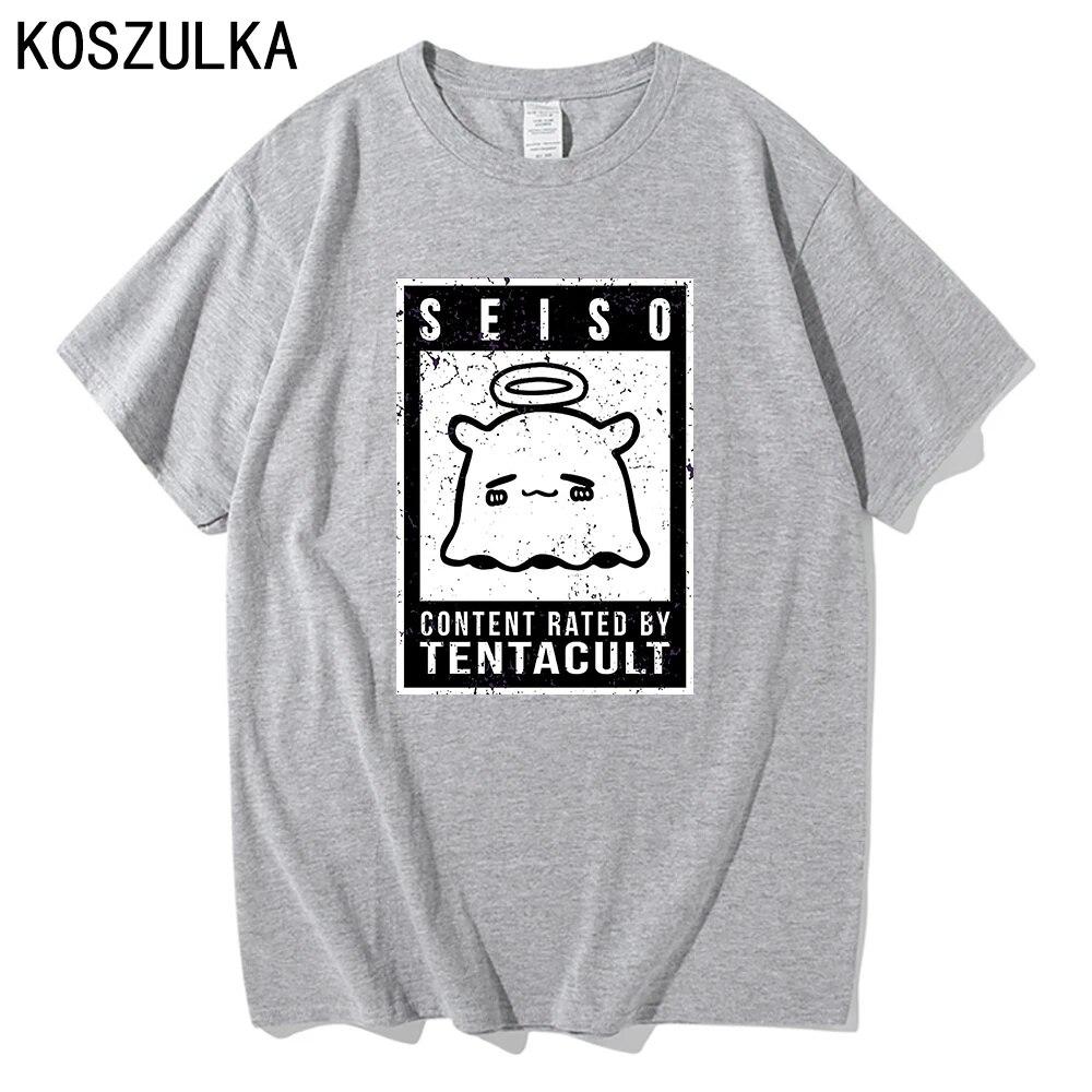 Hololive Takodachi T-shirt High Quality Cotton Tee Shirt Summer T Shirts Graphic Sudaderas Tako Unisex/women Hip Hop Sweatshirts Unisex