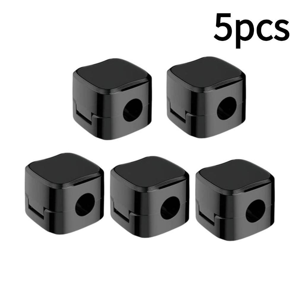 1/3/5/10pcs Cable Organizer Magnetic Plug Box Silicone Cable Winder Flexible Cable Management Clips for Office Desktop Home