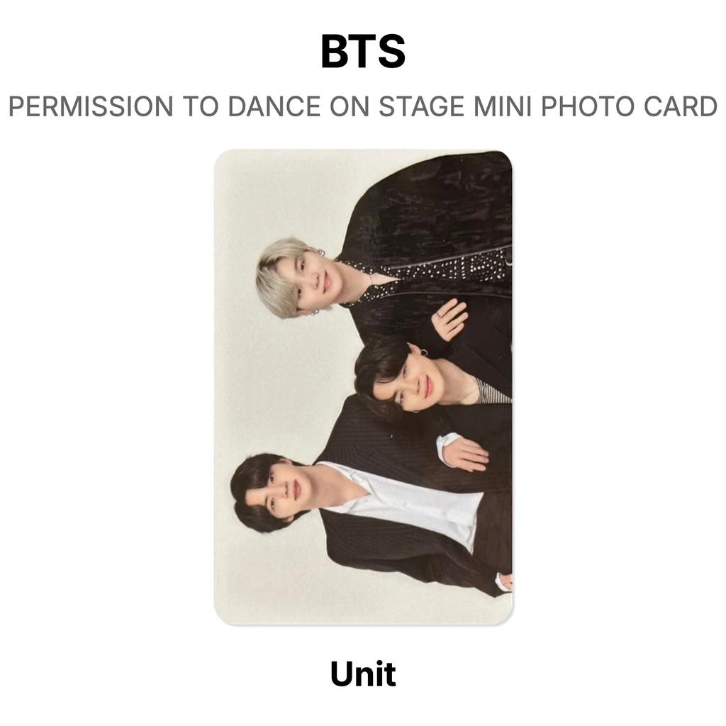 BTS PERMISSION TO DANCE ON STAGE MINI PHOTO CARD Official Photocard