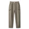 2024 New Style Plus Velvet Thick Slimming Harem Pants for Middle-Aged Women: Autumn/Winter Fashion