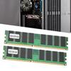 2Pcs Memory Module Desktop Computer Double‑Sided 16‑Grain DDR 1GB 400MHZ PC‑3200