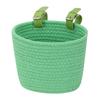 Handwoven Cotton Bike Basket Kids Foldable Front Snacks Toys Storage