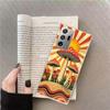 Boho Hippy Mushroom Sunrise Phone Case for Samsung A17 A37 A57 A54 A14 A24 A34 A07 A04S A02S A12 A22 A32 A52S A16 A26 A36 A56 A7