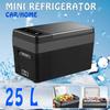 Mini Fridge Car Fridge Camping Freezer 60W 12V/24V 25L Car Refrigerator Compressor Cooler for Home Travel Fishing Fridge for SUV