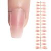 30Pcs Blush Color Press On Nails Removable Wearable Fake Nails Nail Tips for Nail Art Extensions