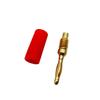 40pcs 2MM Banana Plug Socket 10A Small Lantern Plug Adaptor Connector Pure Copper Power Supply Terminal Red Black Green