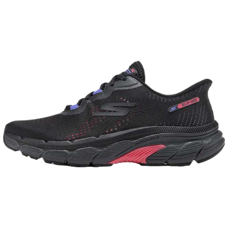 Skechers Hands Free Slip-Ins Comfortable Soft Running Shoes Women sneaker Black 129220-BKMT 36