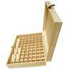 Wooden Essential Oil Box Container Organizer Solid Natural Wood Storage Case