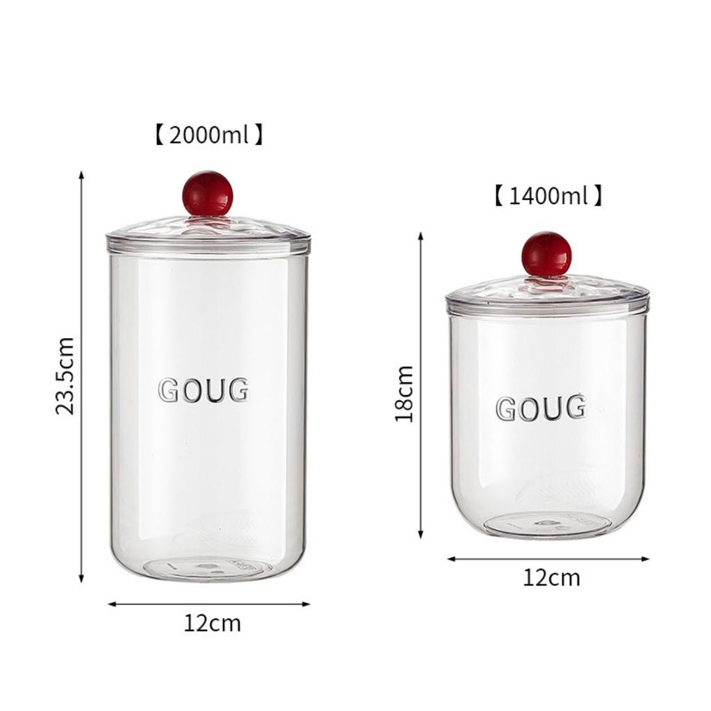 Transparent Storage Box Food Grade Organizer Protective Water-proof Dust-proof Kitchen Accessories Spice Snacks Nuts Container