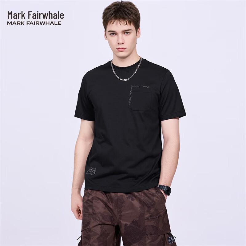 Mark Fairwhale Men s Embroidered Round Neck T-Shirt XL