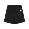 Li Ning X Jay Flow Collaboration Wade Series Casual Simple Lace-Up Loose Letter Print Comfortable Versatile Sports Shorts Men Shorts Black AKSV773-1