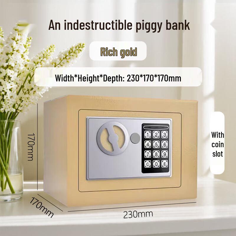 Xintai All-Steel Mini Home Safe Box with Fingerprint Lock