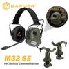 EARMOR M11 SE Tactical Electronic Shooting Earmuffs Noise Reduction Headphones for Communication & ARC Helmet Rail Adapter