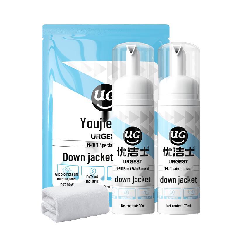 

Набор из 2 бутылок средства для химчистки пуховиков Youjieshi