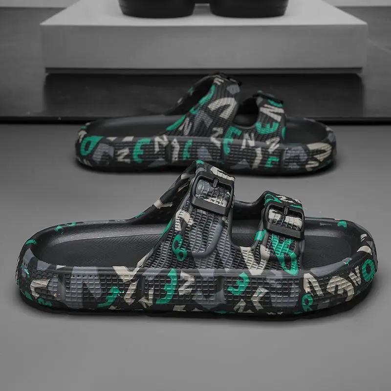 Fashion Sandals Man Beach Eva Platform Slippers for Men Outdoor Summer Sale Original Low Price Elegant Cheap Liquidation Fun Y2k Shoes