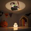 Little Projection Lamp - Random Design Out of 6 Patterns, Novelty Desk Lamp for Halloween Decor