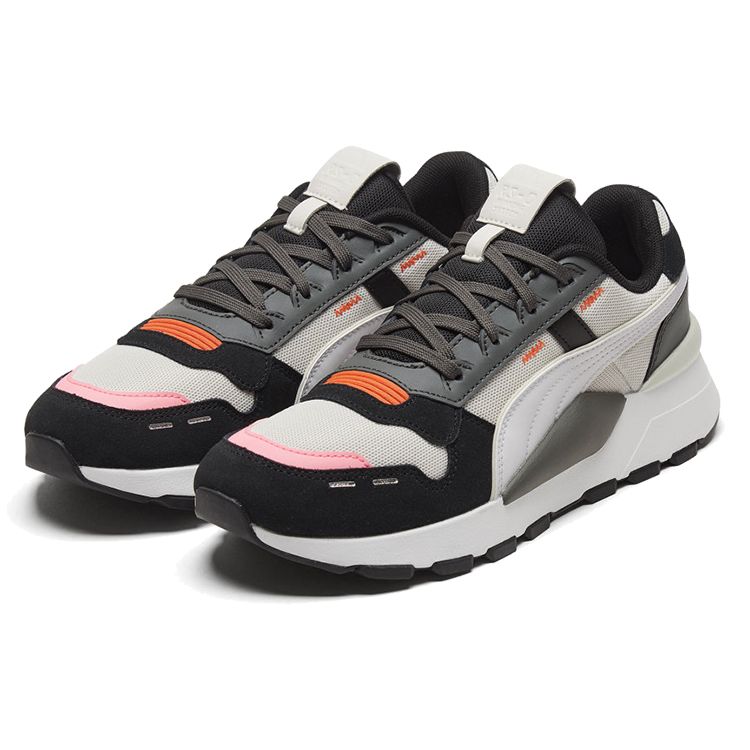 Puma Rs 2.0 Winterized Sports Low-Top Lifestyle Shoes Unisex Sneaker Smoke-Gray White Black 374013-05