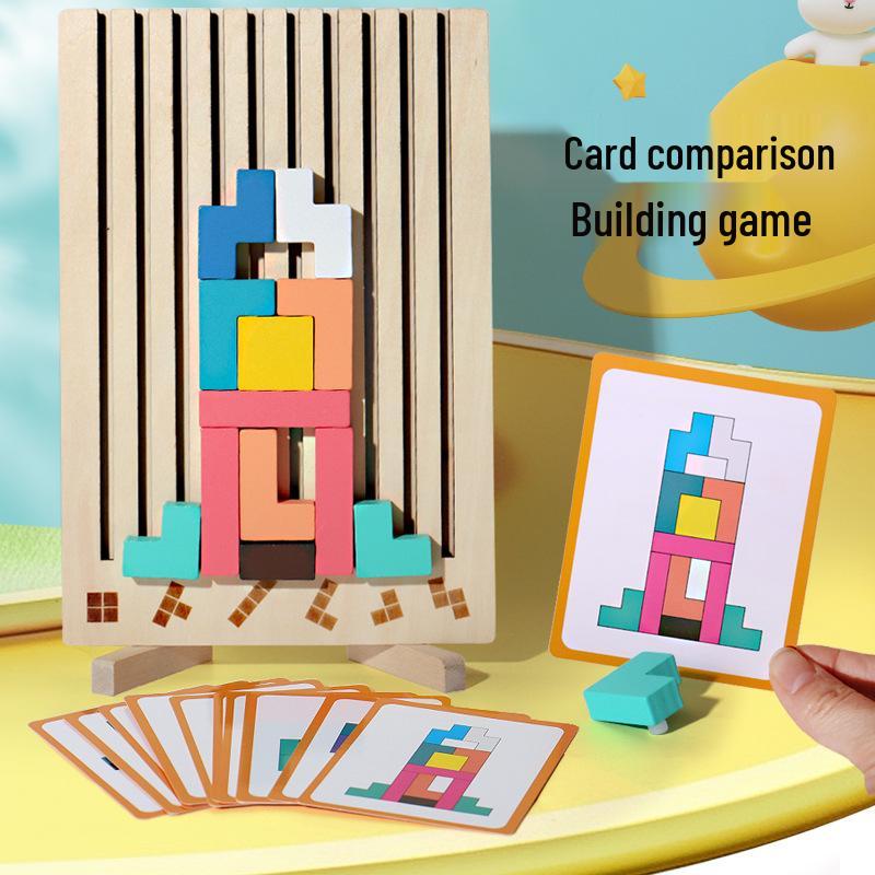 3D Russian Block Puzzle Educational Toy for Kids