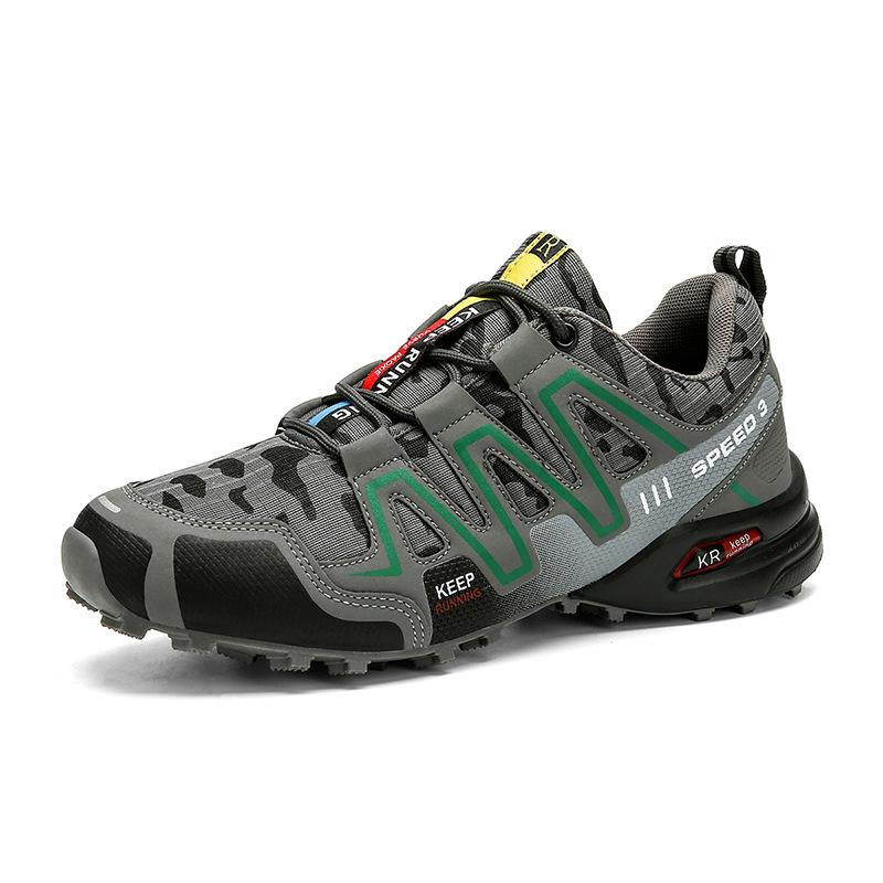 Men Hiking Shoes Off Road Running Outdoor Platform Trail Sneakers Casual Couple Sports Shoes Comfortable Non Slip Walking Footwear