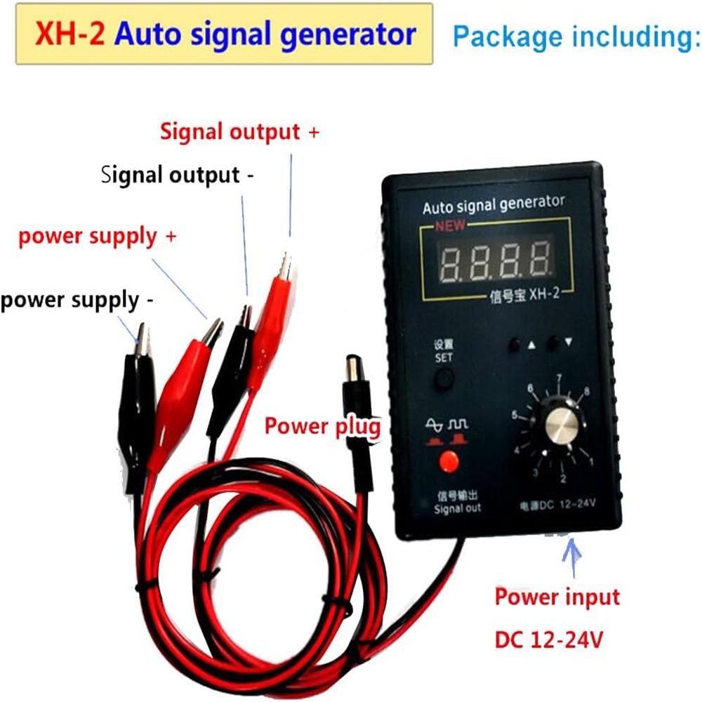 Portable Car Repairing Tool XH-2A Vehicle Signal Generator Stopwatch Hall Sensor Auto Crankshaft Position Simulator 2Hz To 8KHz