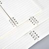 Thickened A6/A5/B5 Coil Notebook with Clear Waterproof Cover - Durable and Wear-Resistant for Students
