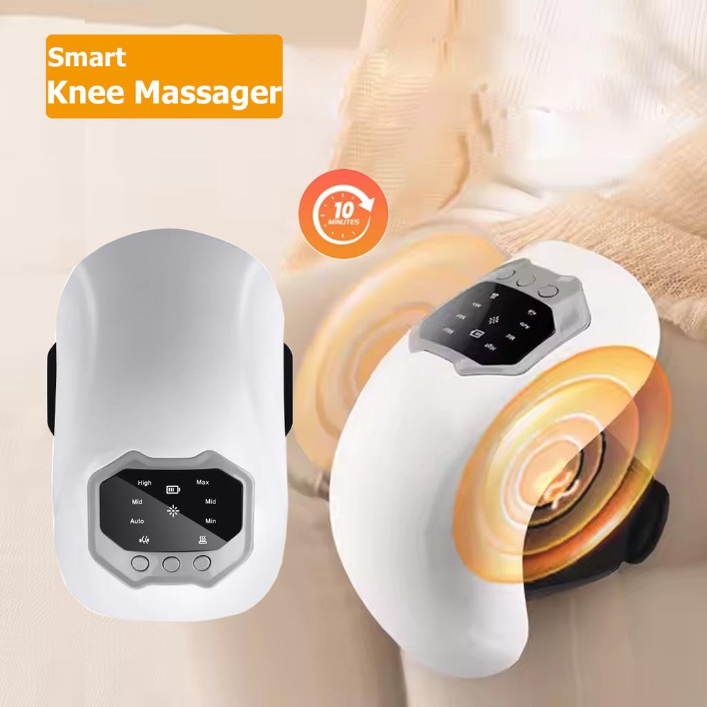 Trådlös elektrisk knämassagedyna Rött ljus terapi Luftkudde omslag Knämassagerare Luftkompression Hög vibrationsmassage