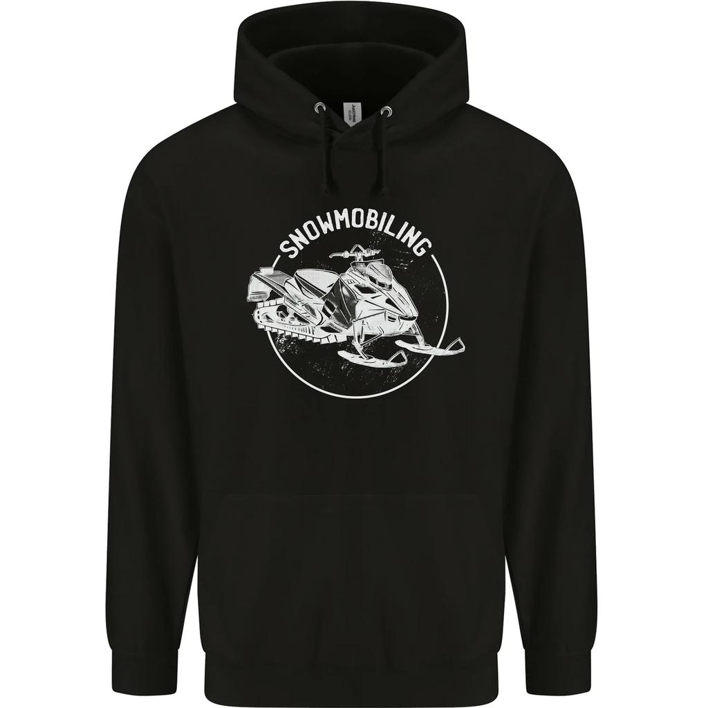 Winter Sports A Snowmobile Childrens Kids Hoodie