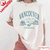 Retro 90s Vancouver TShirt Vintage British Columbia Canada Souvenir Tee Cute Trendy Boho TShirt Oversized Beach Tops