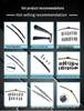 Frameless Multi-functional Silent Car Wiper with Original Interface and Hollow Rubber Strip