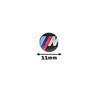 AXNX2 Stylish M 50th Anniversary 11mm 14mm Key Emblem Sticker Remote Key Badge Auto Styling Accessories For BMW E34 E46 E38 E90 E60