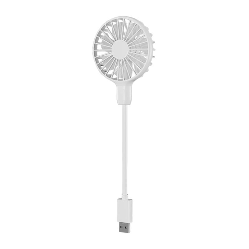

USB Fan Flexible Neck for Laptop PC Multipurpose Mini Portable Summer USB Fan Flexible Cable for Travel Camping 35cm білий