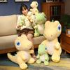 Squishy Dinosaur Plush Toy Soft Cartoon Big Eyes Dino Plush Doll Kawaii Animal Kids Birthday Gifts Stuffed Hug Pillow Cushion