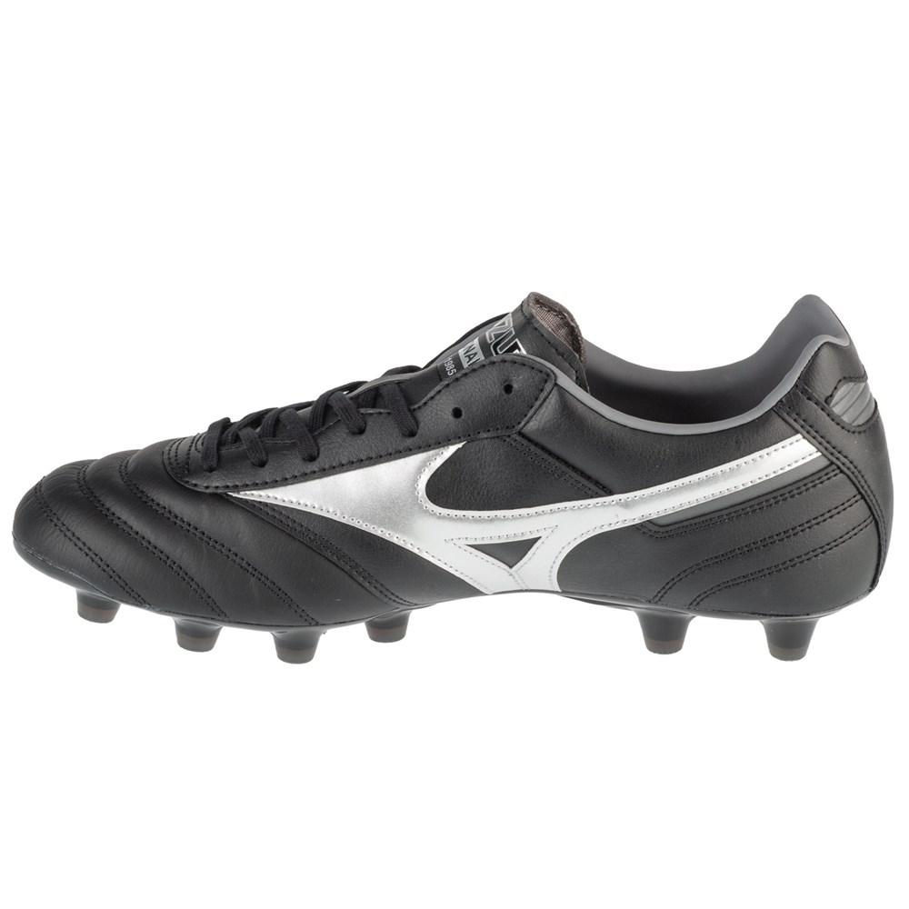 Stiefel Mizuno schwarz galaxysilber darkshadow Morelia II Pro