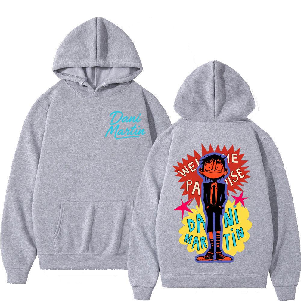 Singer Dani Martin Fashion Vintage Graphic Hoodie Men Women Harajuku Pullover Long Sleeves Sweatshirt Fan Gifts