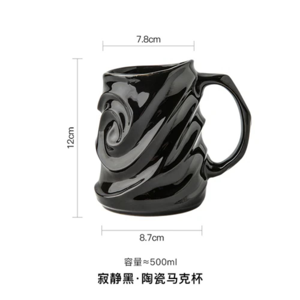 500ml Large Capacity Water Cup Ceramic Mug Home Breakfast Milk Cup Office Afternoon Tea Lovers Coffee Cup Drinking Set Gift