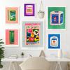 Japanese Juice Blossom Ink Canned Sardine Tomato Wall Art Painting Nordic Abstract Posters and Prints Pictures Living Room Decor