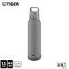 [Modell mit integrierter Dichtung] Tiger Corporation Trinkflasche 1,5 Liter, Einfache Einhandöffnung mit Griff, Ein-Knopf-Vakuumisolierte Edelstahlflasche