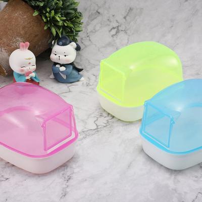 Hamster Bathroom Automatic Door Pet Shower Room Transparent Rat Chinchilla Small Animal Toilet Pet Supplies