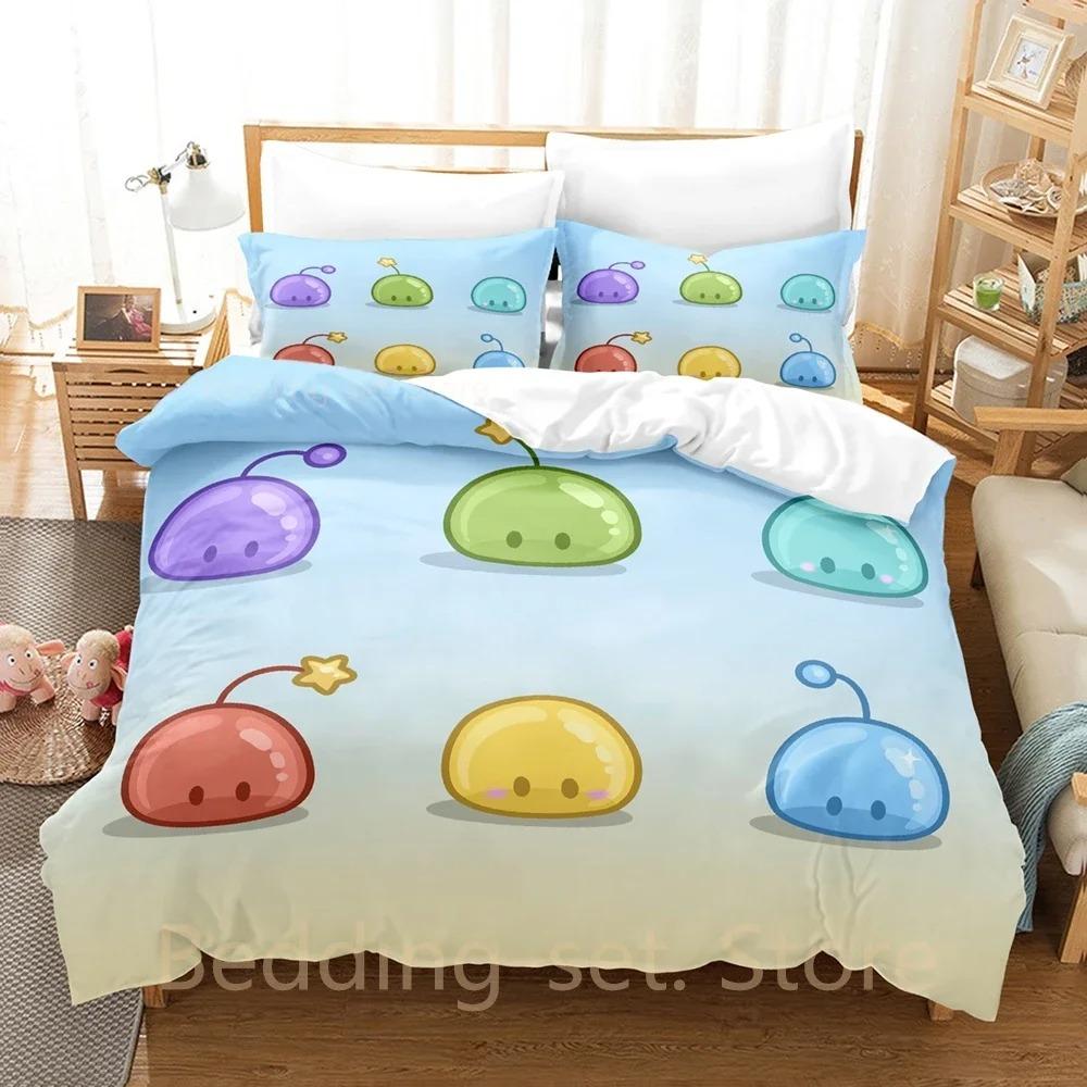 Neues Dango Clannad Bettwäsche-Set Einzelbett Twin Full Queen King Size Bettset Erwachsener Kind Schlafzimmer Bettbezug-Sets Anime Bettlaken-Set