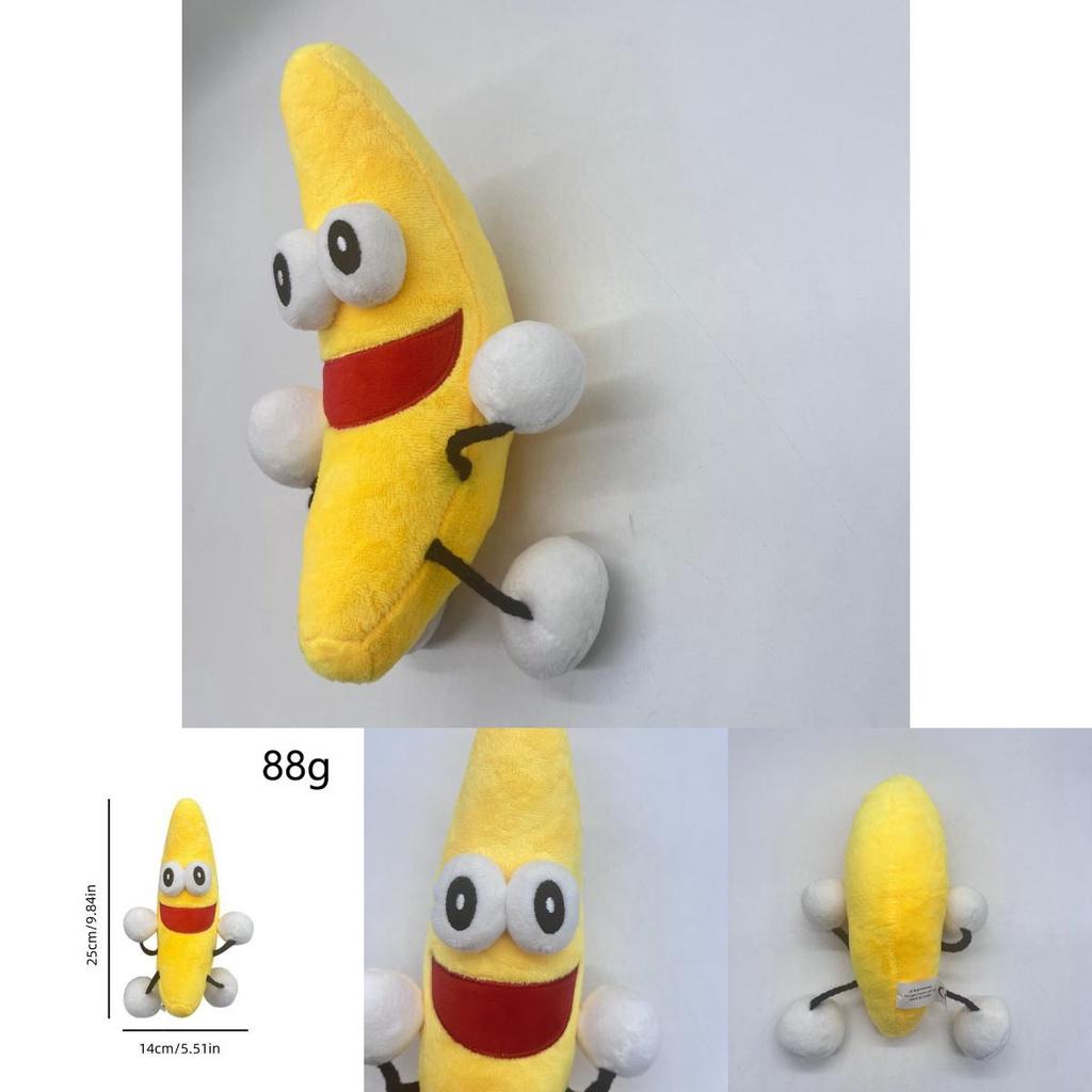 Shovelware Hersenspel Beer Pluche Speelgoed Zacht En Knuffelbaar Gele Banaan Knuffeldier