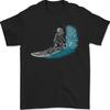 Surfing Skeleton Surf Skull Mens T-Shirt Art Unisex T-Shirt