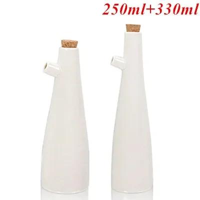 Ceramic Vinegar Porcelain Olive Oil Pot Soy Sauce Vinegar Bottle Seasoning Gravy Boats Kitchen Cooking Tools Storage Bottles