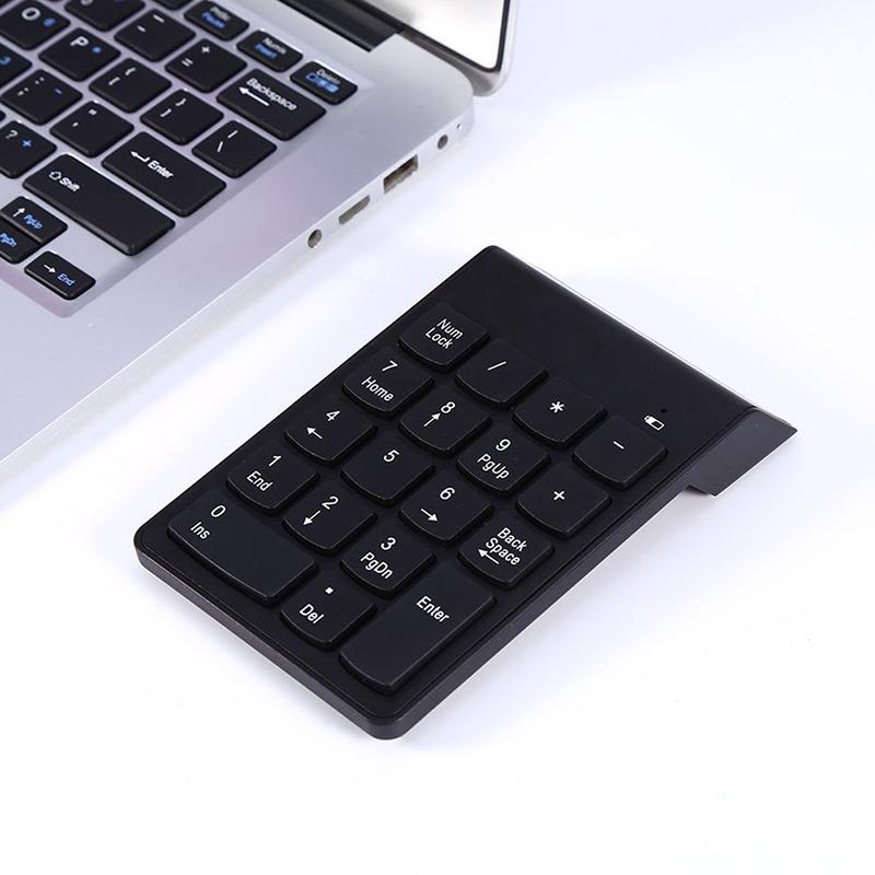 Wireless Number Pad Numeric Keypad 18 Key Digital Keyboard For Laptop