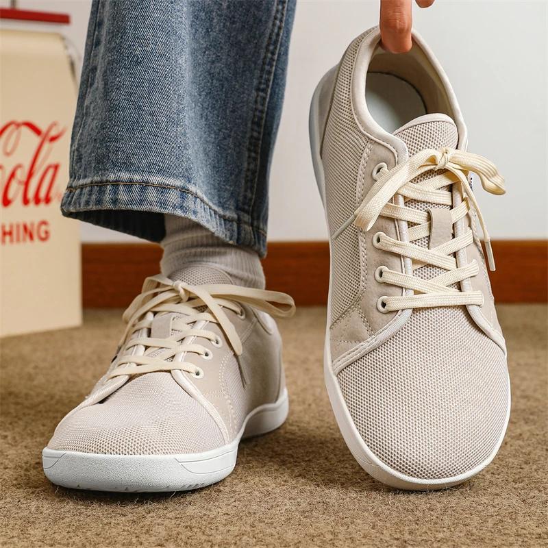 Fashionable and Minimalist Shoes with Ultra Light and Wide Feet Suitable for Both Men and Women for Daily Exercise and Travel